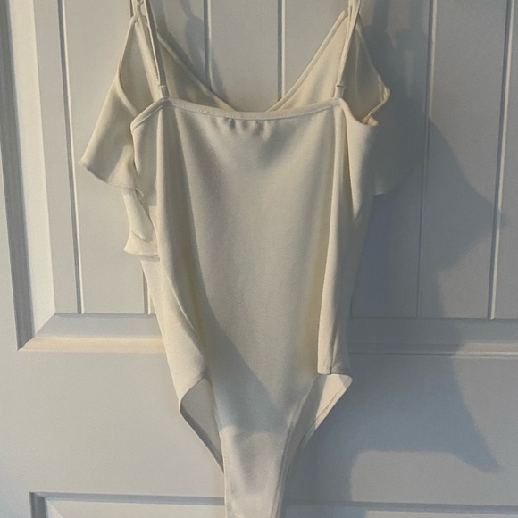 SHEIN Tops - White SHEIN Bodysuit